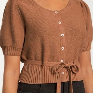 Everlane The Puff Sleeve Sweater Top